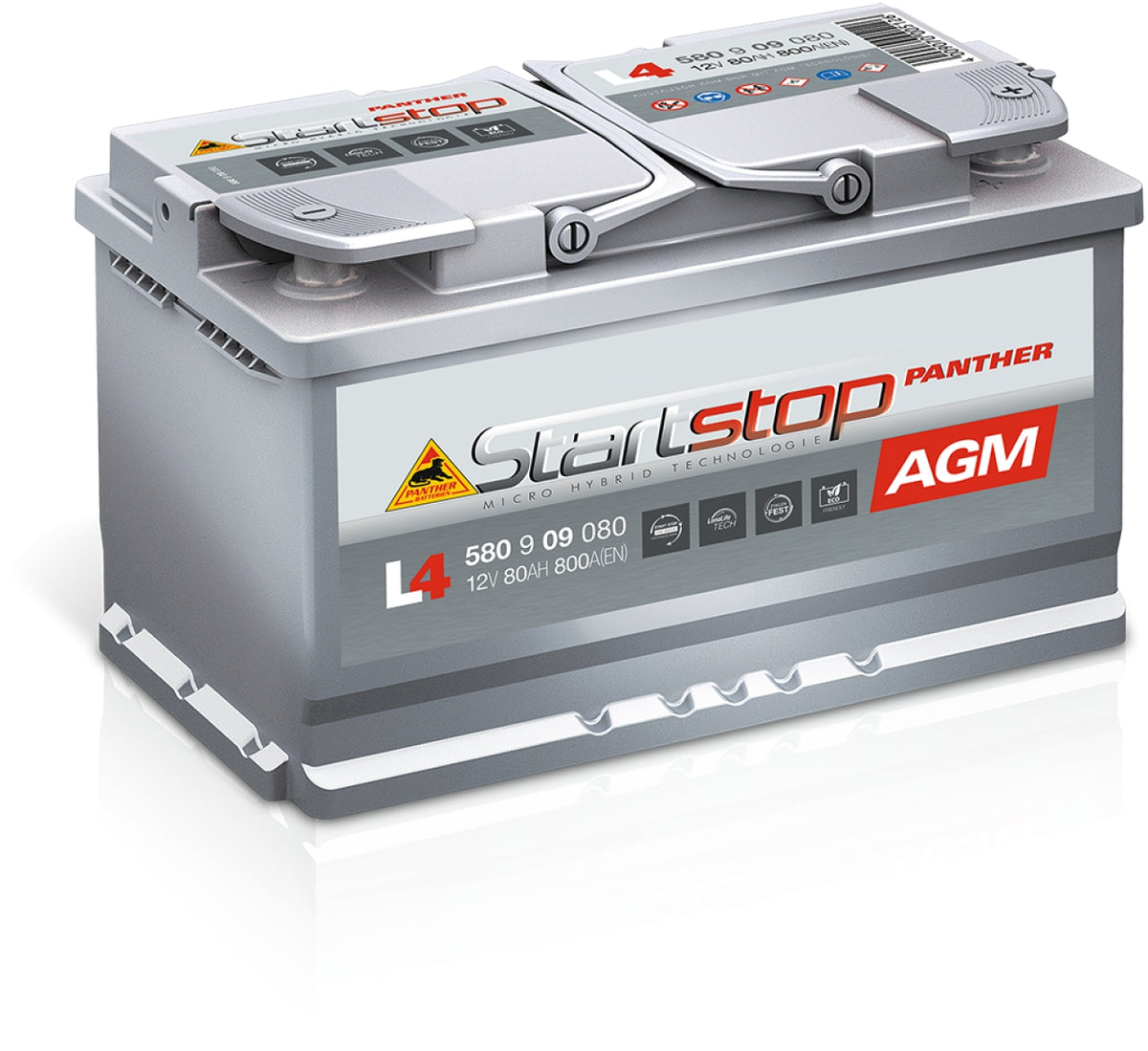 PANTHER START+STOP AGM ACCU 58009