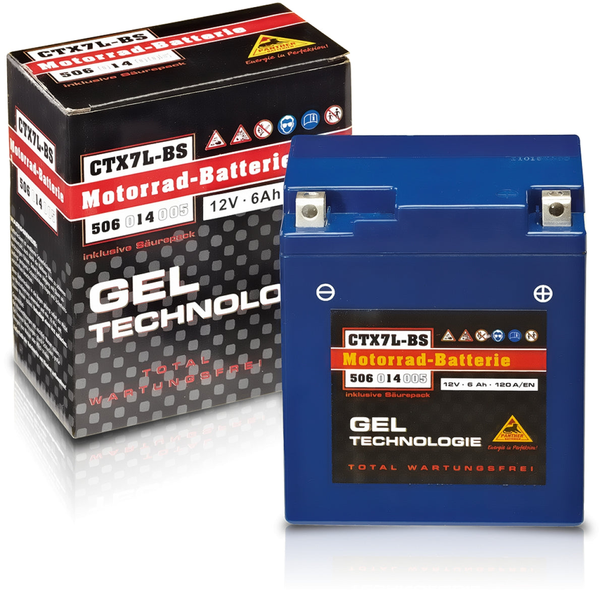 Panther GEL motor accu YTX7L-BS/ CTX7L-BS/ 50614