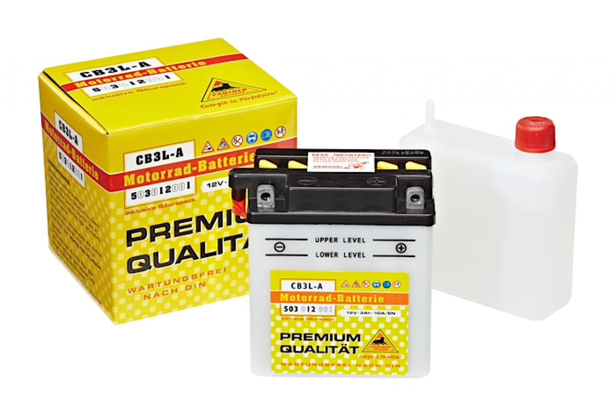 Panther Premium motor accu YB3L-A / CB3L-A/ 50312