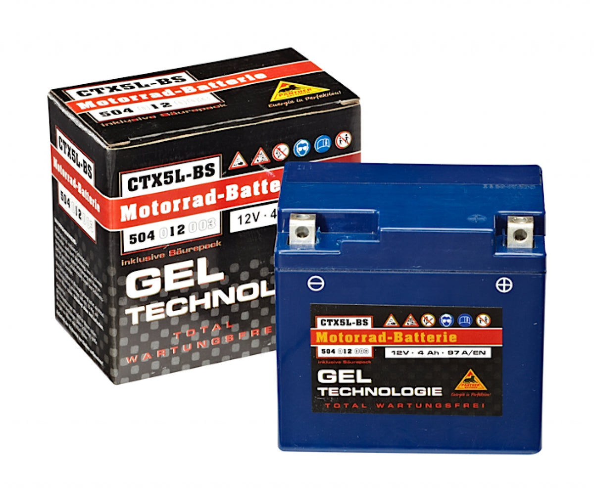 Panther GEL motor accu YTX5L-BS/ CTX5L-BS/ 50412