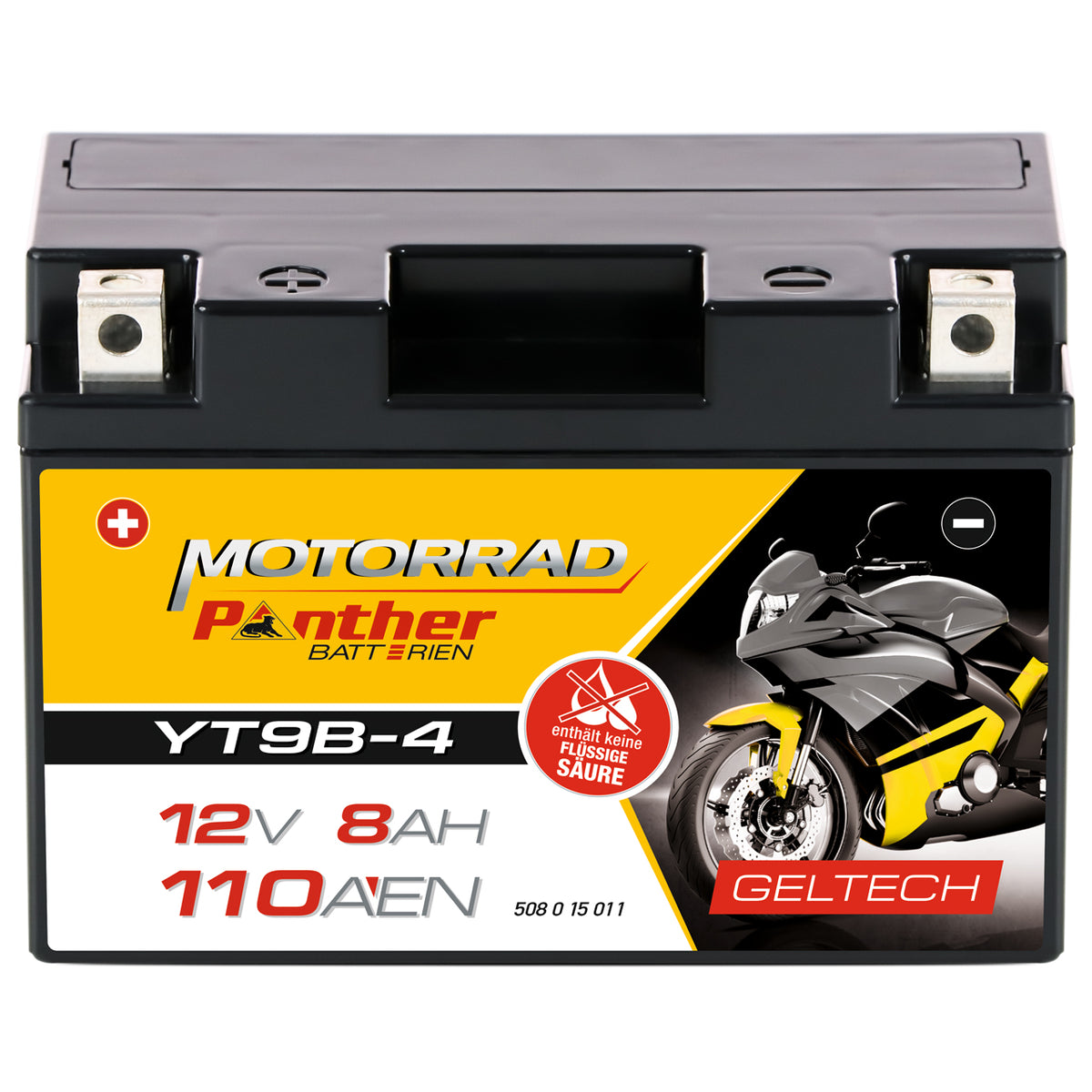 Panther GEL motor accu GEL YT9B-4/ CT9B-4/ 50815