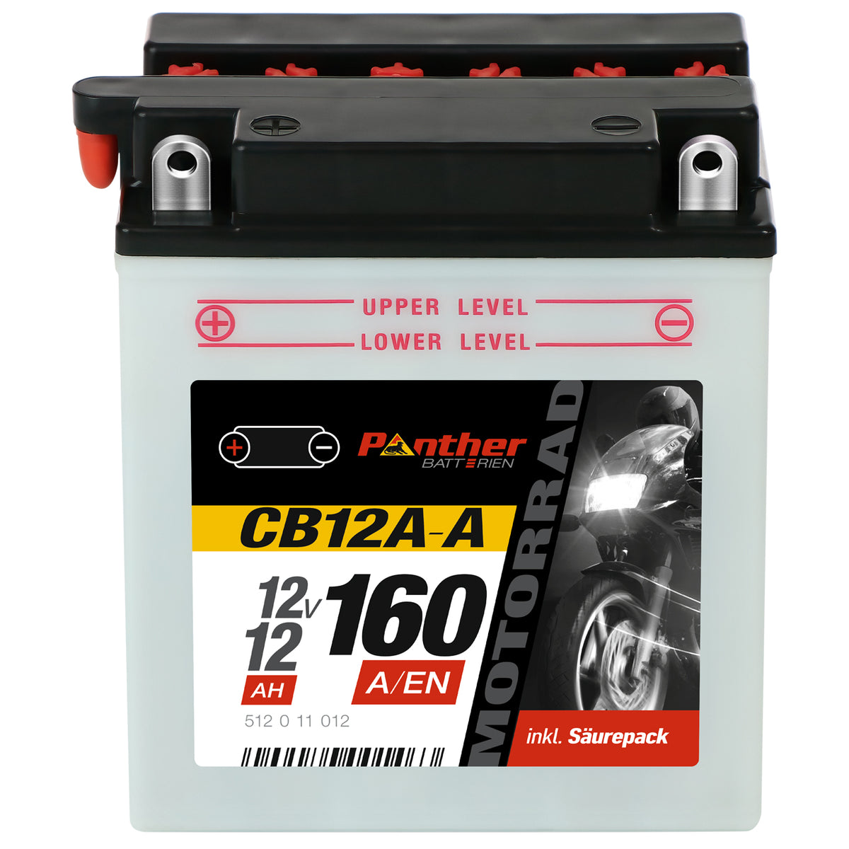 Panther Premium motor accu YB12A-A/ CB12A-A/ 51211