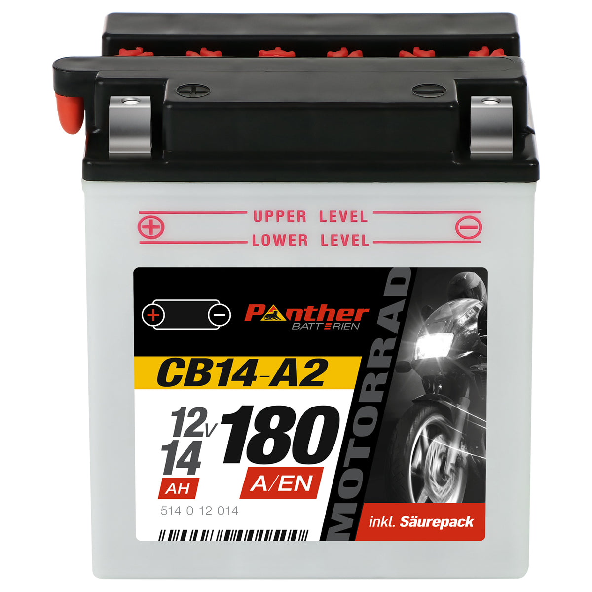 Panther Premium motor accu YB14-A2/ CB14-A2/ 51412