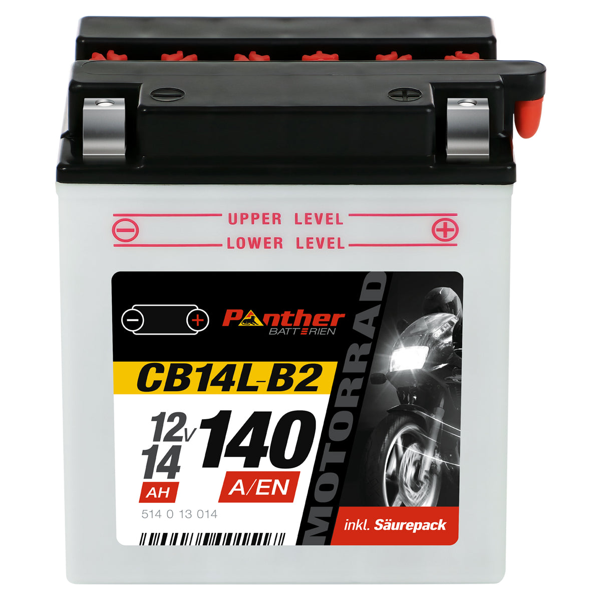 Panther Premium motor accu YB14L-B2/ CB14L-B2/ 51413