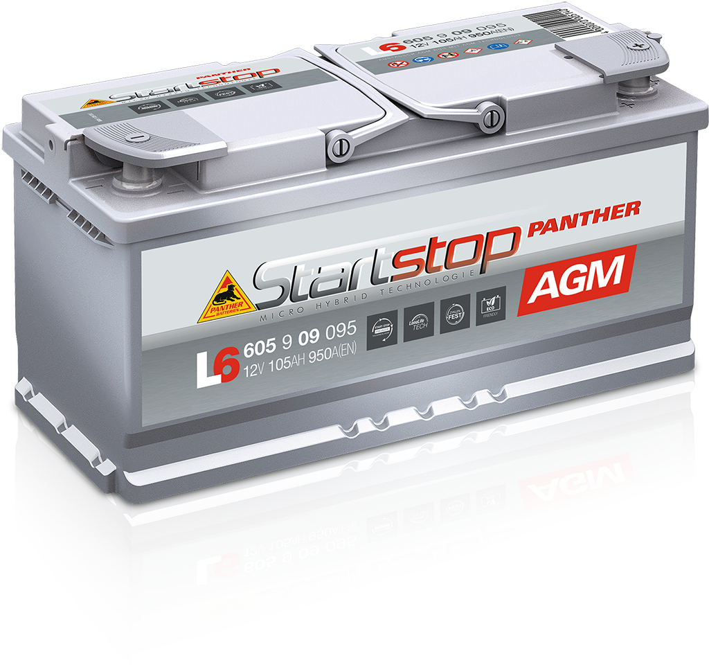 PANTHER START+STOP AGM ACCU 60509
