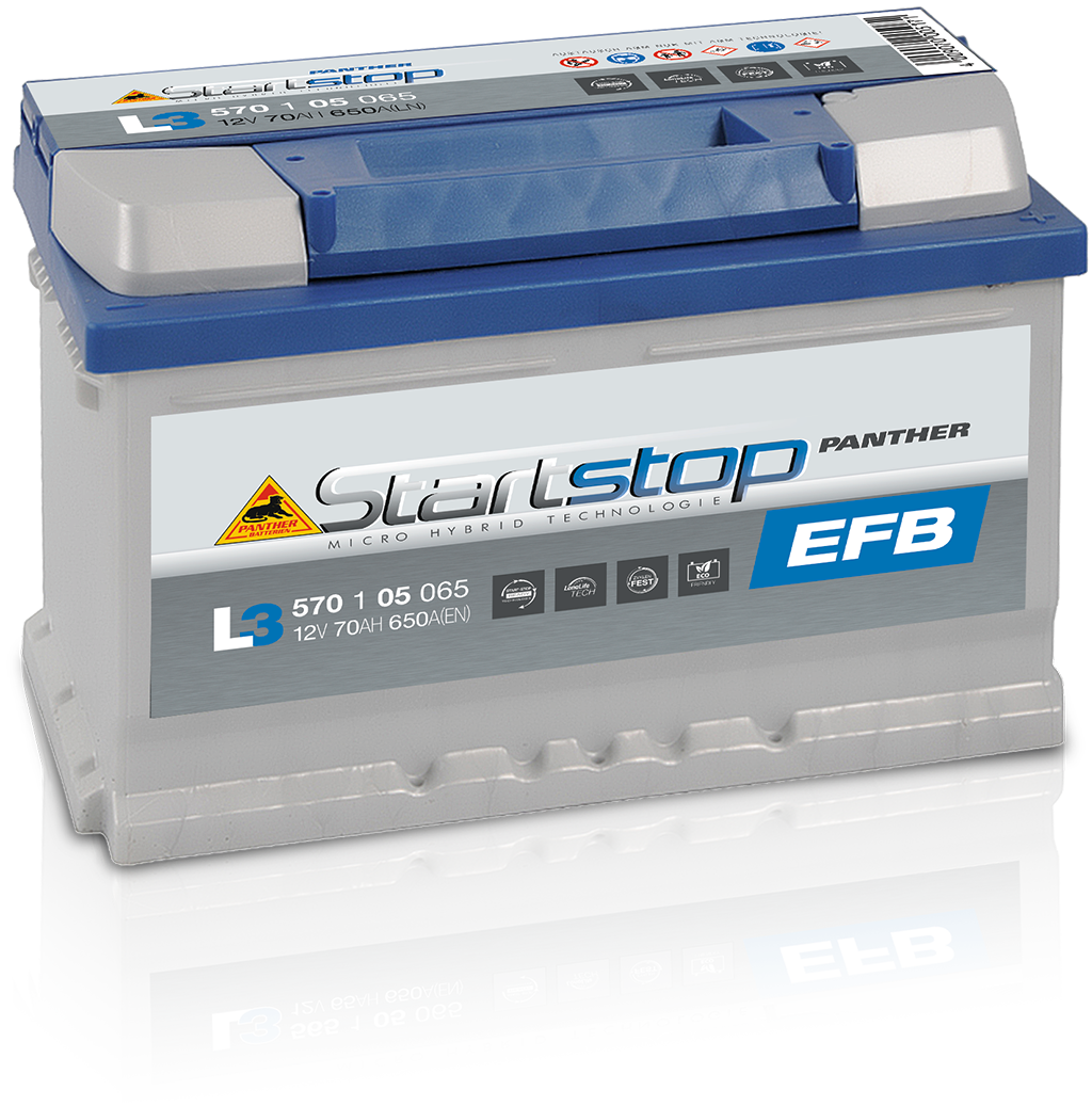 PANTHER START+STOP 70AH EFB E45 57005