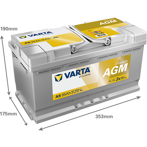 Varta Silver Dynamic AGM G14/A5