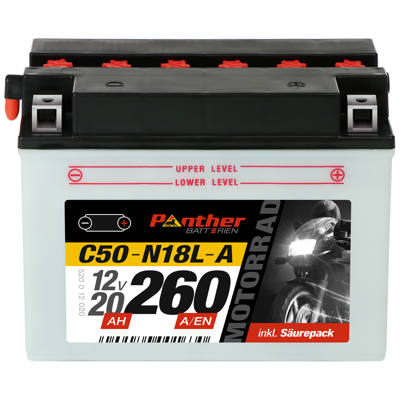 Panther Premium motor accu Y50-N18L-A/ C50-N18L-A/ 52012