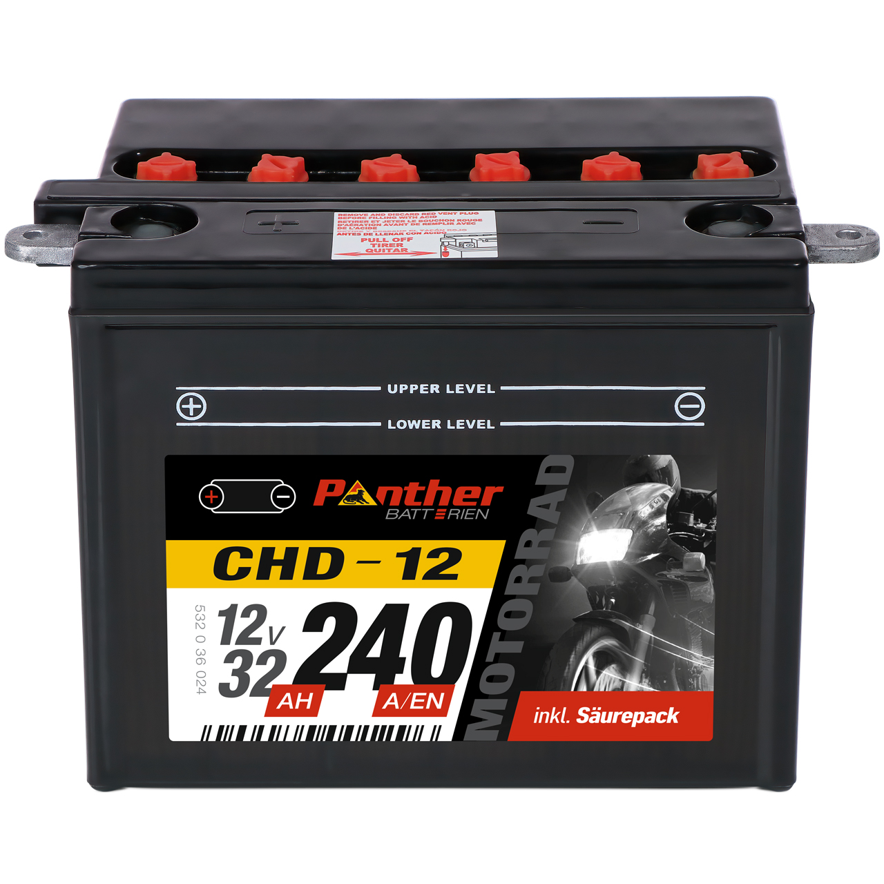 Panther Premium motor accu YHD-12/ 53236