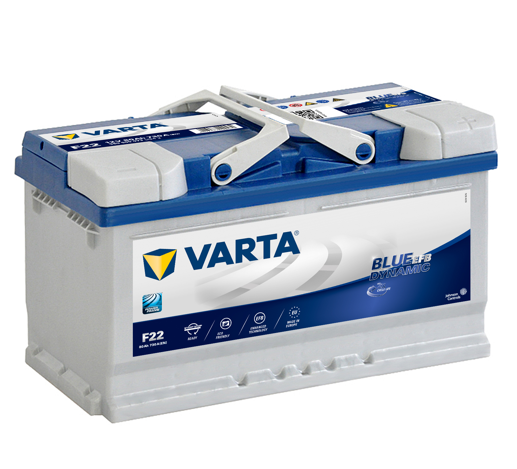 VARTA Blue Dynamic EFB F22/ N80 Start-Stop