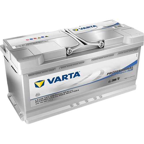 Varta Professional Dual Purpose AGM LA105