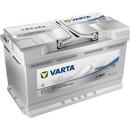 Varta Professional Dual Purpose AGM LA80